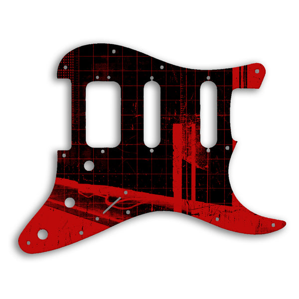 Fender 2019 American Ultra Stratocaster Custom Pickguard Scratchplate ABSTRACT Design