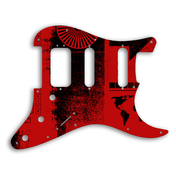 Fender 2019 American Ultra Stratocaster Custom Pickguard Scratchplate ABSTRACT Design