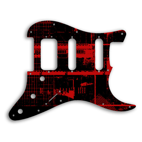 Fender 2019 American Ultra Stratocaster Custom Pickguard Scratchplate ABSTRACT Design