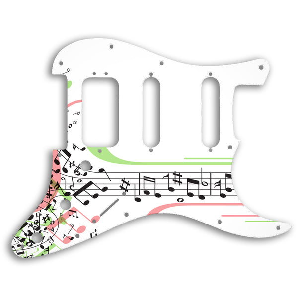 Fender 2019 American Ultra Stratocaster Custom Pickguard Scratchplate Music Design