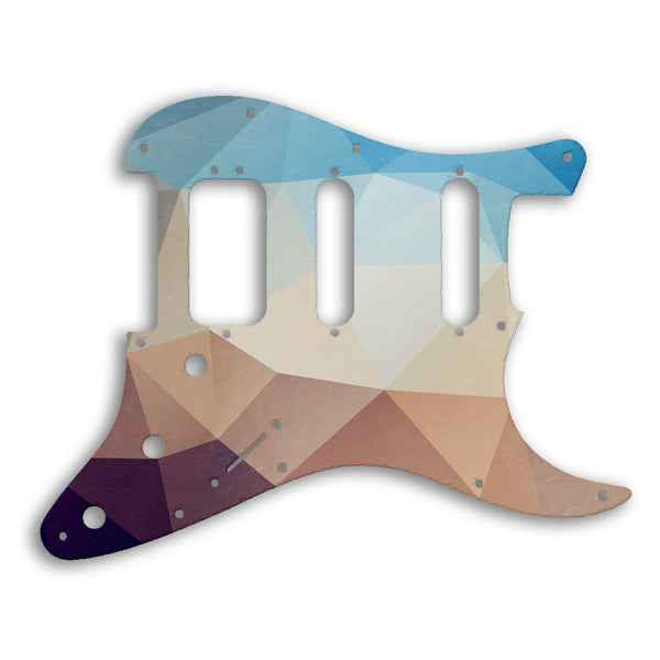 Fender 2019 American Ultra Stratocaster Custom Pickguard Scratchplate POLYGON Design