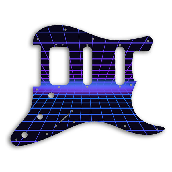 Fender 2019 American Ultra Stratocaster Custom Pickguard Scratchplate TRON Design