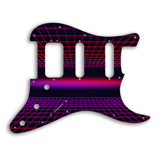 Fender 2019 American Ultra Stratocaster Custom Pickguard Scratchplate TRON Design