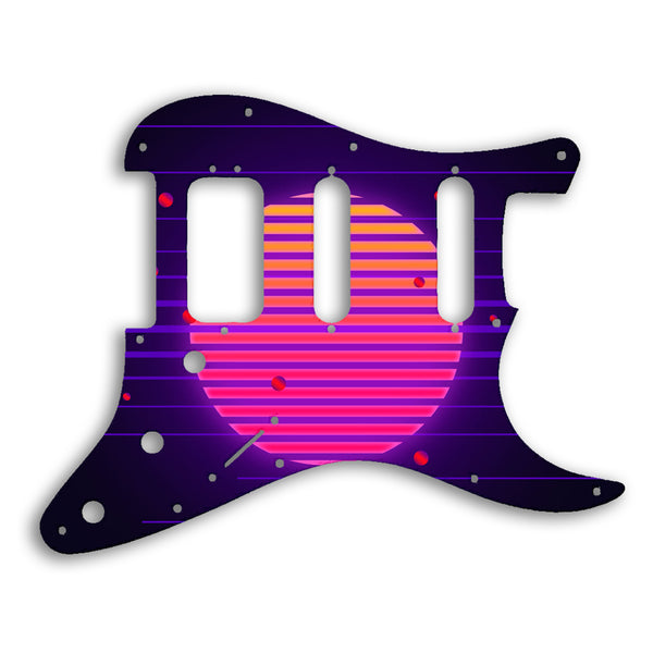 Fender 2019 American Ultra Stratocaster Custom Pickguard Scratchplate TRON Design