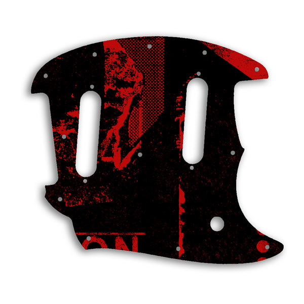 Fender 2017-Present Classic Style Mustang Custom Pickguard Scratchplate ABSTRACT Design