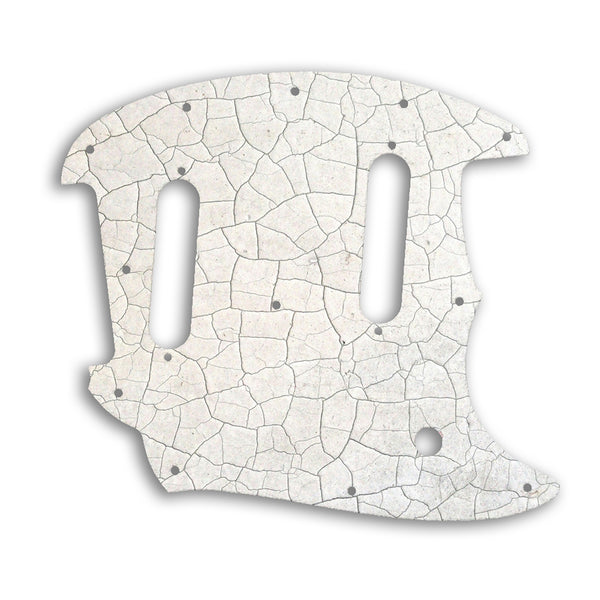 Fender 2017-Present Classic Style Mustang Custom Pickguard Scratchplate CRACKED Design