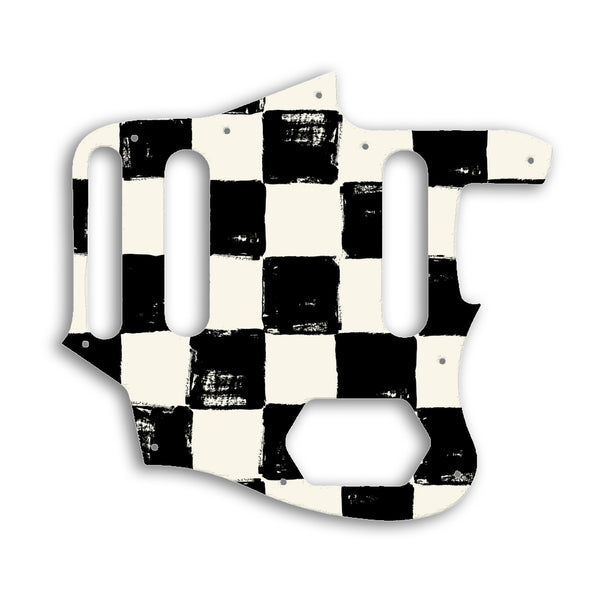 Fender 2015-2018 Made in Mexico Classic Series 60s Jaguar Lacquer Custom Pickguard Scratchplate CHESS Design