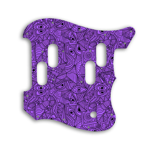 Fender 2019 To Present Made in Mexico Alternate Reality Electric XII Custom Pickguard Scratchplate Abstract Design