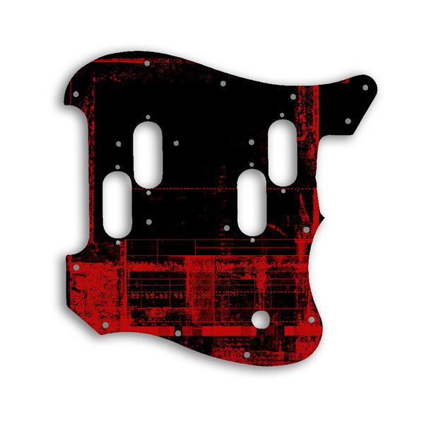 Fender 2019 To Present Made in Mexico Alternate Reality Electric XII Custom Pickguard Scratchplate ABSTRACT Design