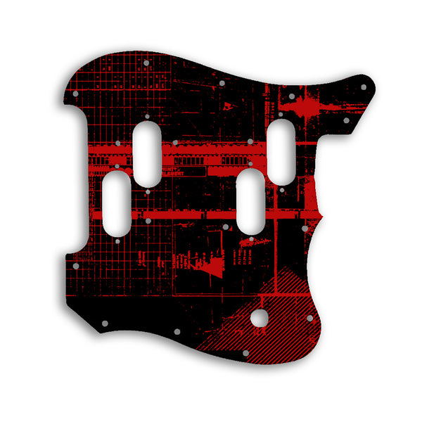 Fender 2019 To Present Made in Mexico Alternate Reality Electric XII Custom Pickguard Scratchplate ABSTRACT Design