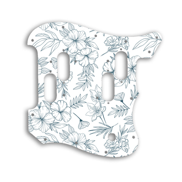 Fender 2019 To Present Made in Mexico Alternate Reality Electric XII Custom Pickguard Scratchplate Floral Design