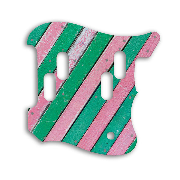 Fender 2019 To Present Made in Mexico Alternate Reality Electric XII Custom Pickguard Scratchplate Stripes Design