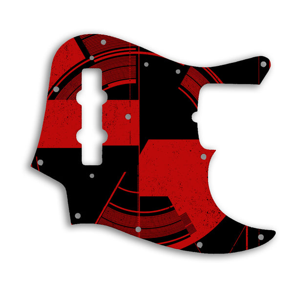 Fender 50th Anniversary Jazz Bass Custom Pickguard Scratchplate ABSTRACT Design