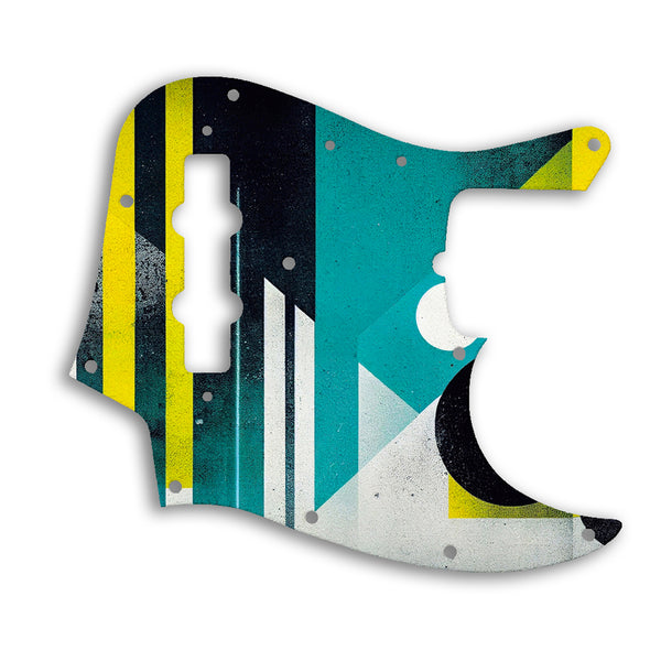 Fender 50th Anniversary Jazz Bass Custom Pickguard Scratchplate ABSTRACT Design