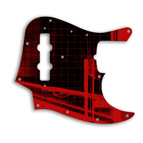 Fender 50th Anniversary Jazz Bass Custom Pickguard Scratchplate ABSTRACT Design