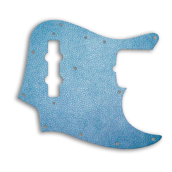 Fender 50th Anniversary Jazz Bass Custom Pickguard Scratchplate LEATHER Design