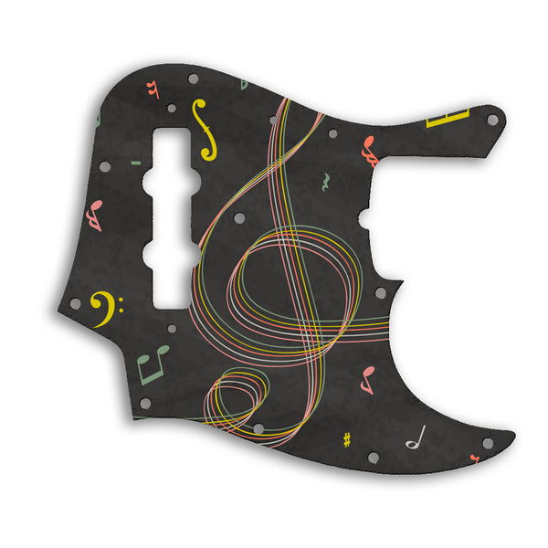 Fender 50th Anniversary Jazz Bass Custom Pickguard Scratchplate Music Design