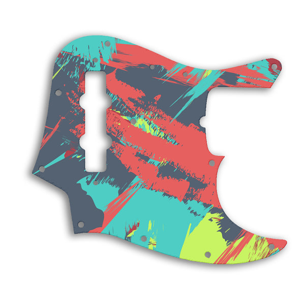 Fender 50th Anniversary Jazz Bass Custom Pickguard Scratchplate PAINT Design