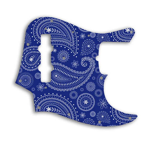 Fender 50th Anniversary Jazz Bass Custom Pickguard Scratchplate Paisley Design