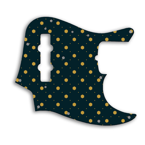 Fender 50th Anniversary Jazz Bass Custom Pickguard Scratchplate Pattern Design