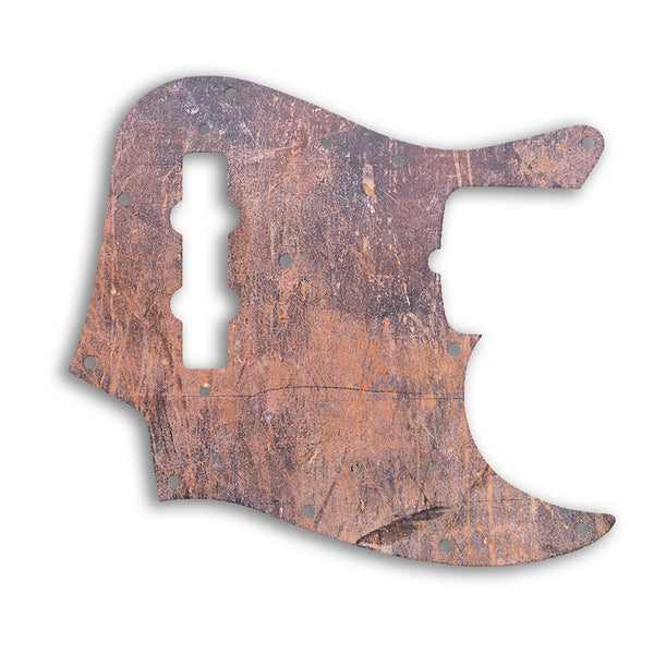 Fender 50th Anniversary Jazz Bass Custom Pickguard Scratchplate Rust Design