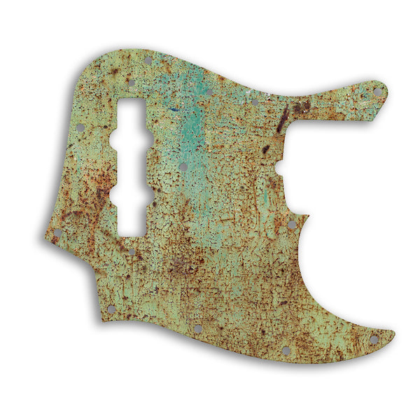 Fender 50th Anniversary Jazz Bass Custom Pickguard Scratchplate Rust Design