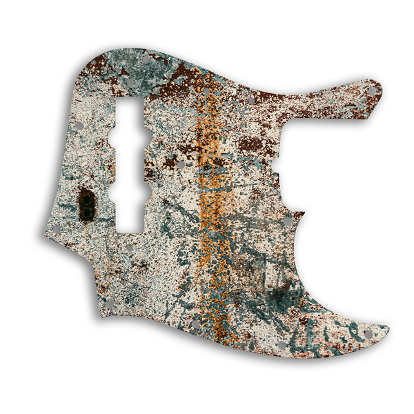 Fender 50th Anniversary Jazz Bass Custom Pickguard Scratchplate Rust Design