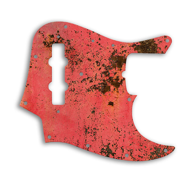 Fender 50th Anniversary Jazz Bass Custom Pickguard Scratchplate Rust Design