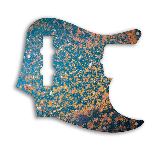 Fender 50th Anniversary Jazz Bass Custom Pickguard Scratchplate Rust Design