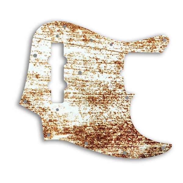 Fender 50th Anniversary Jazz Bass Custom Pickguard Scratchplate Rust Design