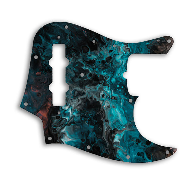 Fender 50th Anniversary Jazz Bass Custom Pickguard Scratchplate SWIRL Design