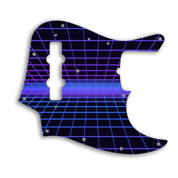 Fender 50th Anniversary Jazz Bass Custom Pickguard Scratchplate TRON Design