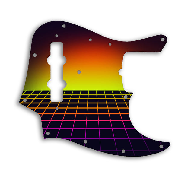 Fender 50th Anniversary Jazz Bass Custom Pickguard Scratchplate TRON Design