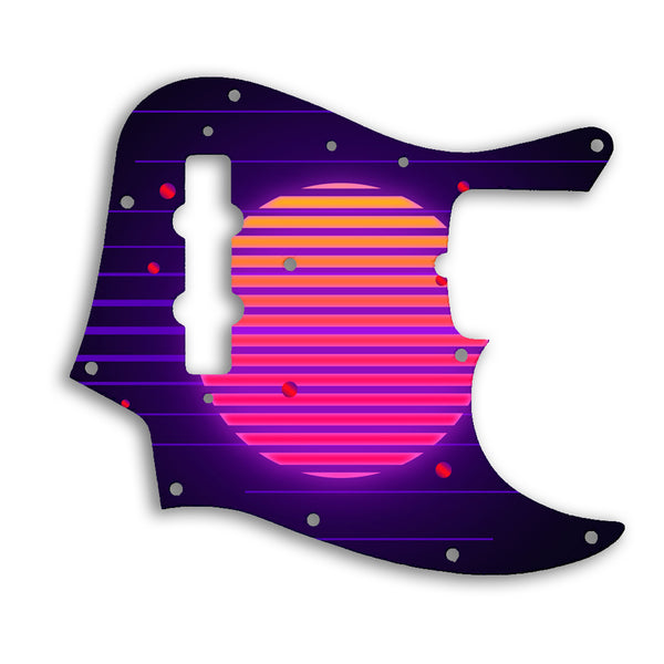 Fender 50th Anniversary Jazz Bass Custom Pickguard Scratchplate TRON Design