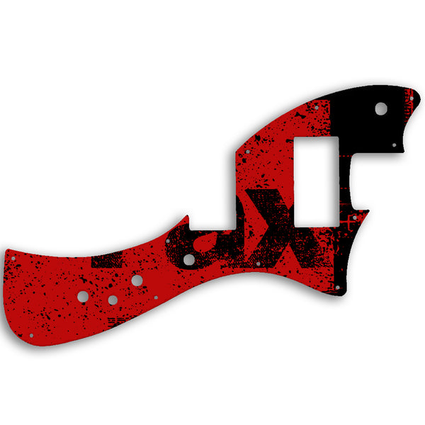 Fender Alternate Reality Meteora HH Custom Pickguard Scratchplate ABSTRACT Design