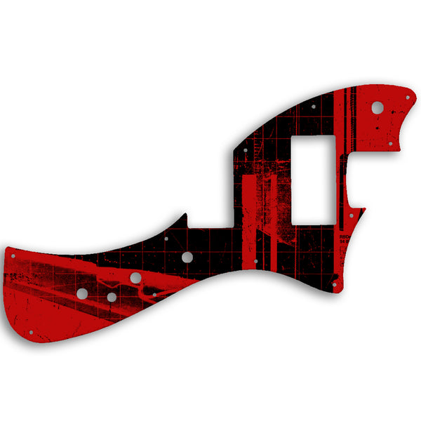 Fender Alternate Reality Meteora HH Custom Pickguard Scratchplate ABSTRACT Design