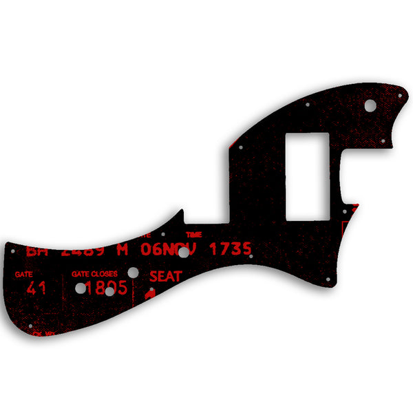 Fender Alternate Reality Meteora HH Custom Pickguard Scratchplate ABSTRACT Design