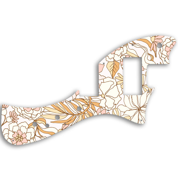 Fender Alternate Reality Meteora HH Custom Pickguard Scratchplate FLOWERS Design