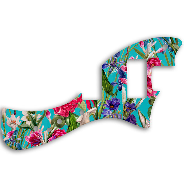 Fender Alternate Reality Meteora HH Custom Pickguard Scratchplate FLOWERS Design