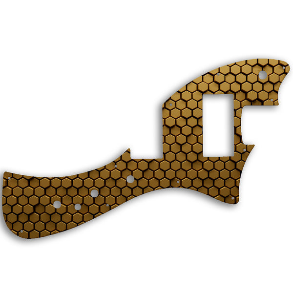 Fender Alternate Reality Meteora HH Custom Pickguard Scratchplate HONEYCOMB Design