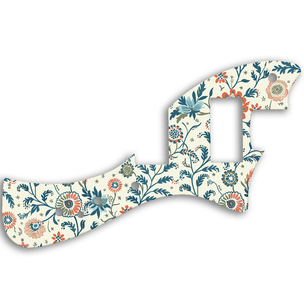 Fender Alternate Reality Meteora HH Custom Pickguard Scratchplate INDIAN_FLORAL Design