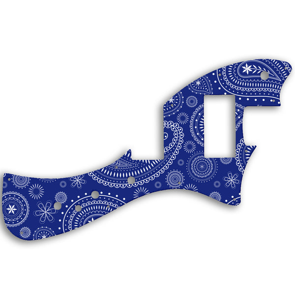 Fender Alternate Reality Meteora HH Custom Pickguard Scratchplate Paisley Design