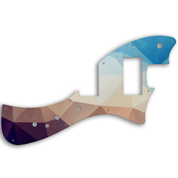 Fender Alternate Reality Meteora HH Custom Pickguard Scratchplate POLYGON Design