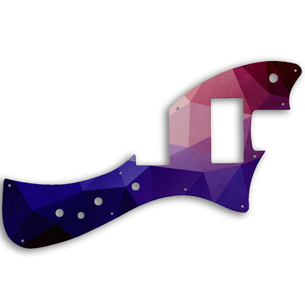 Fender Alternate Reality Meteora HH Custom Pickguard Scratchplate POLYGON Design