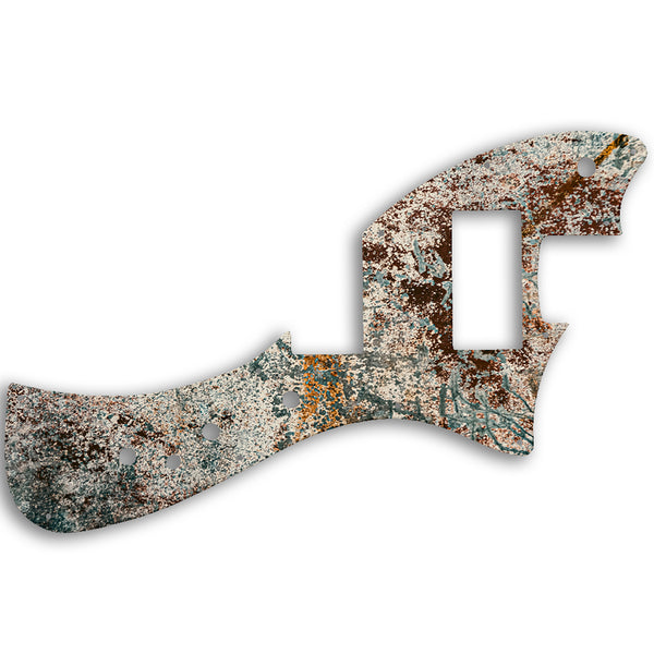 Fender Alternate Reality Meteora HH Custom Pickguard Scratchplate Rust Design