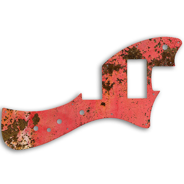 Fender Alternate Reality Meteora HH Custom Pickguard Scratchplate Rust Design