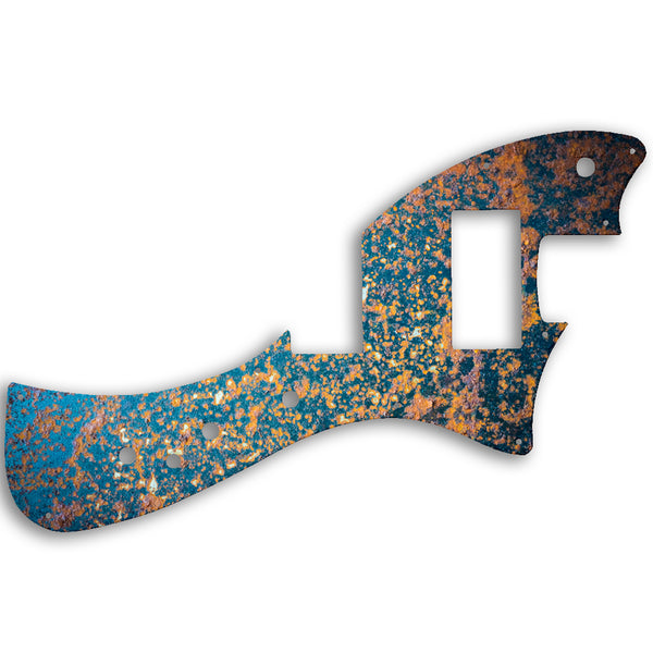 Fender Alternate Reality Meteora HH Custom Pickguard Scratchplate Rust Design