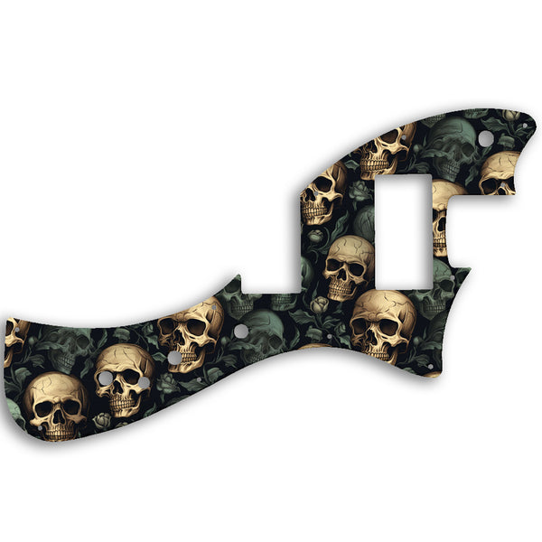 Fender Alternate Reality Meteora HH Custom Pickguard Scratchplate SKULL Design