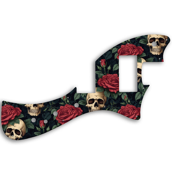 Fender Alternate Reality Meteora HH Custom Pickguard Scratchplate SKULL Design