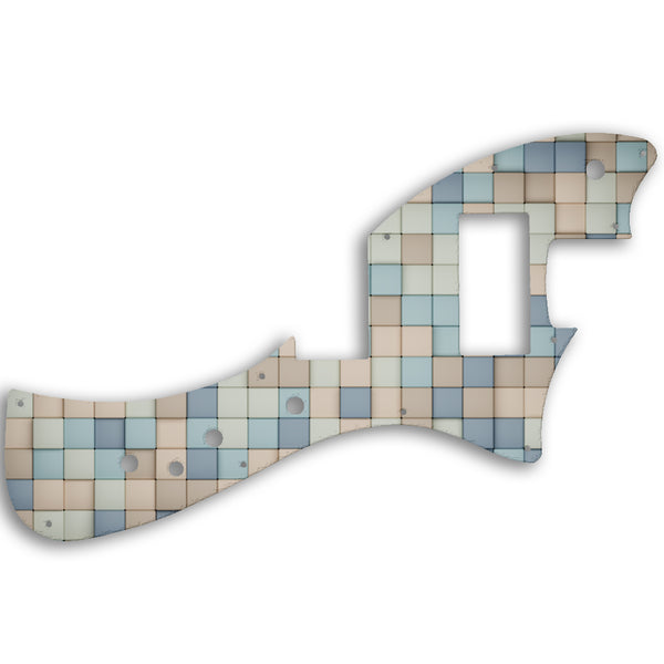 Fender Alternate Reality Meteora HH Custom Pickguard Scratchplate TILES Design